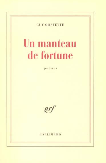 Un manteau de fortune
