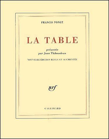 La table