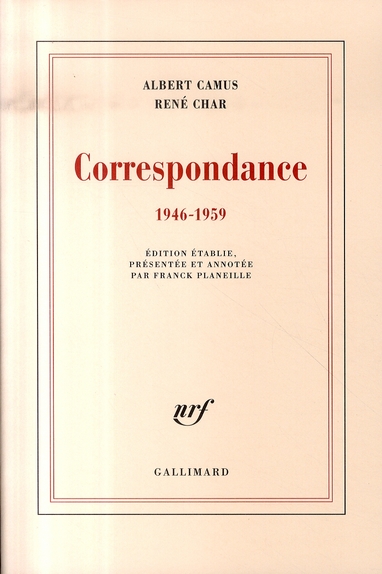 Correspondance. 1946-1959