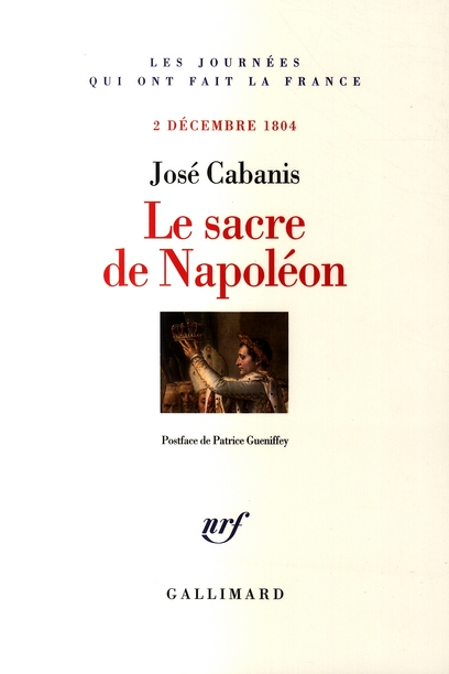 Le sacre de Napoléon. 2 décembre 1804