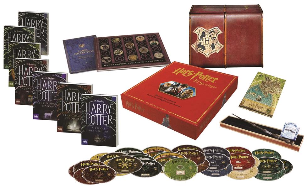 Coffret Collector Livres-DVD Harry Potter. Avec 31 DVD