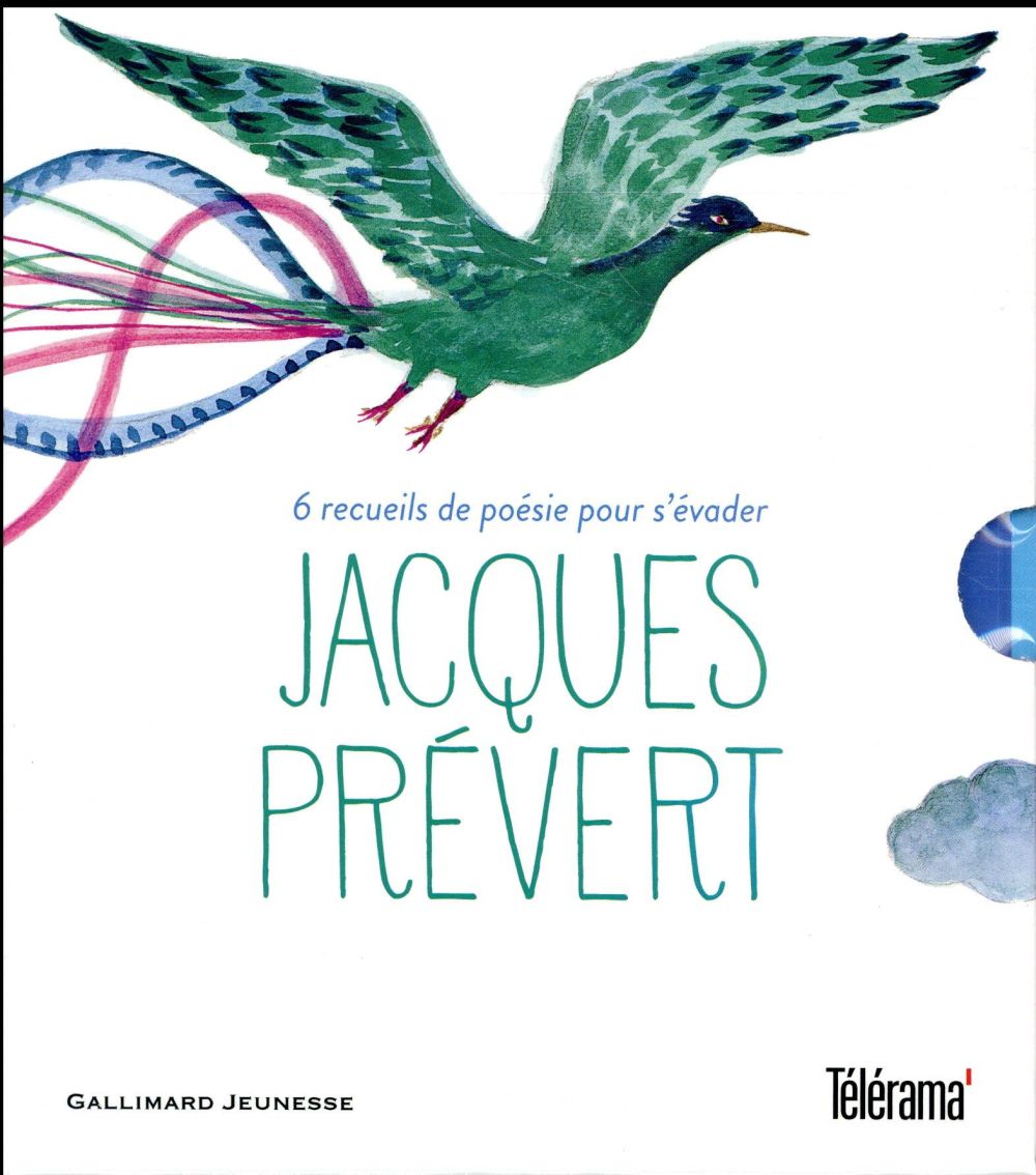 Coffret Jacques Prévert. 6 recueils de poésie pour s'évader