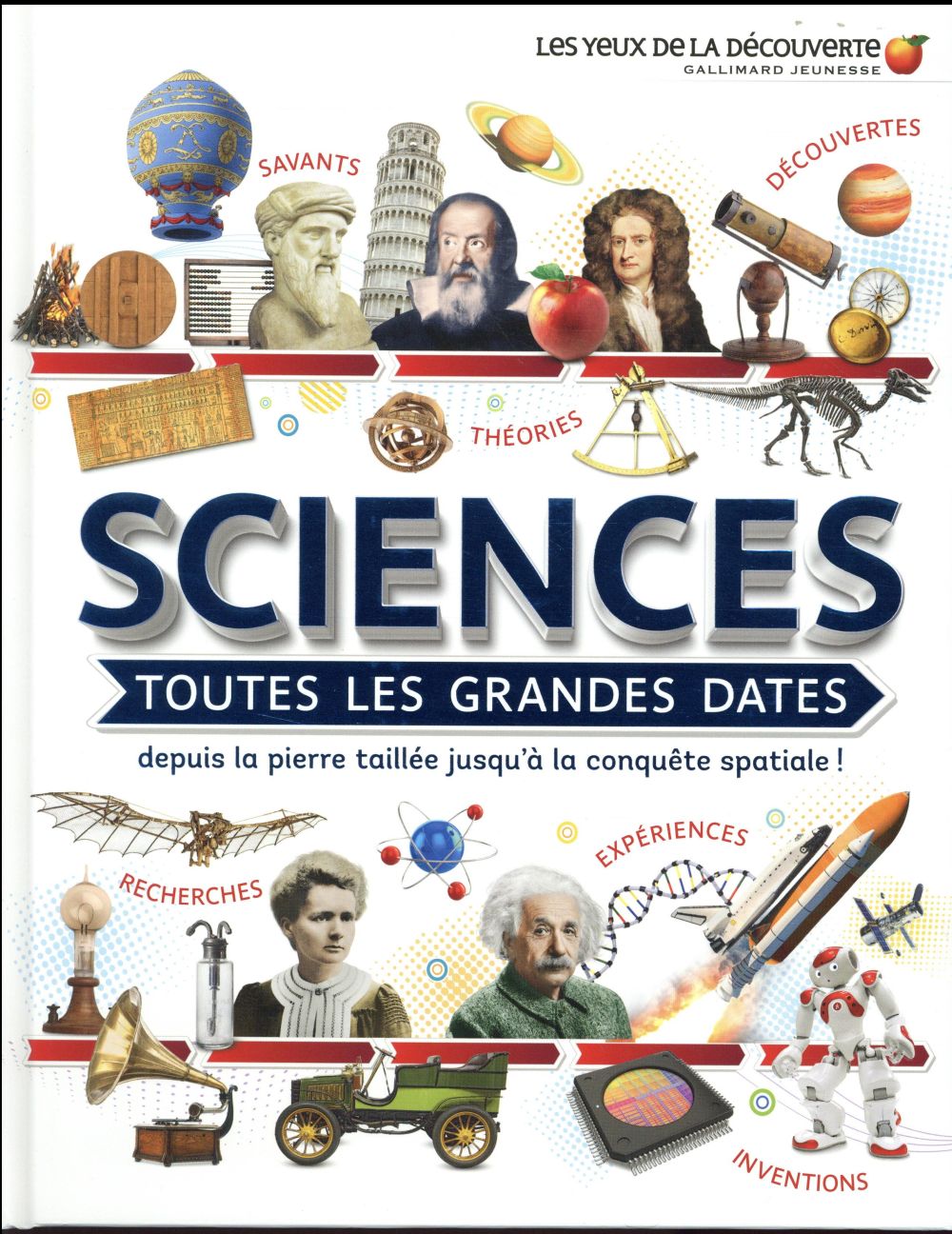 Sciences, toutes les grandes dates. Depuis la pierre taillée jusqu'à la conquête spatiale !