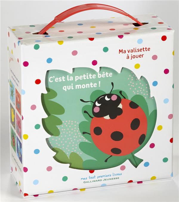 C'est la petite bête qui monte ! Ma valisette à jouer, avec 9 cubes