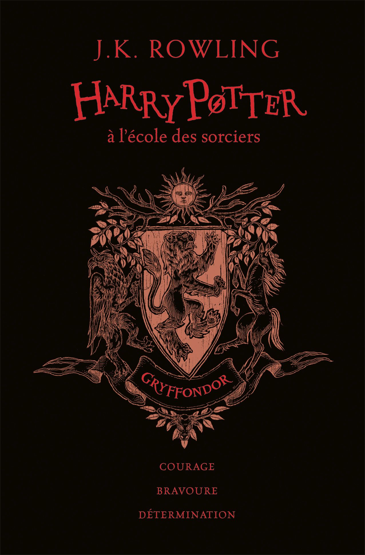 Harry Potter Tome 1 : Harry Potter à l'école des sorciers (Gryffondor). Edition collector 20e annive
