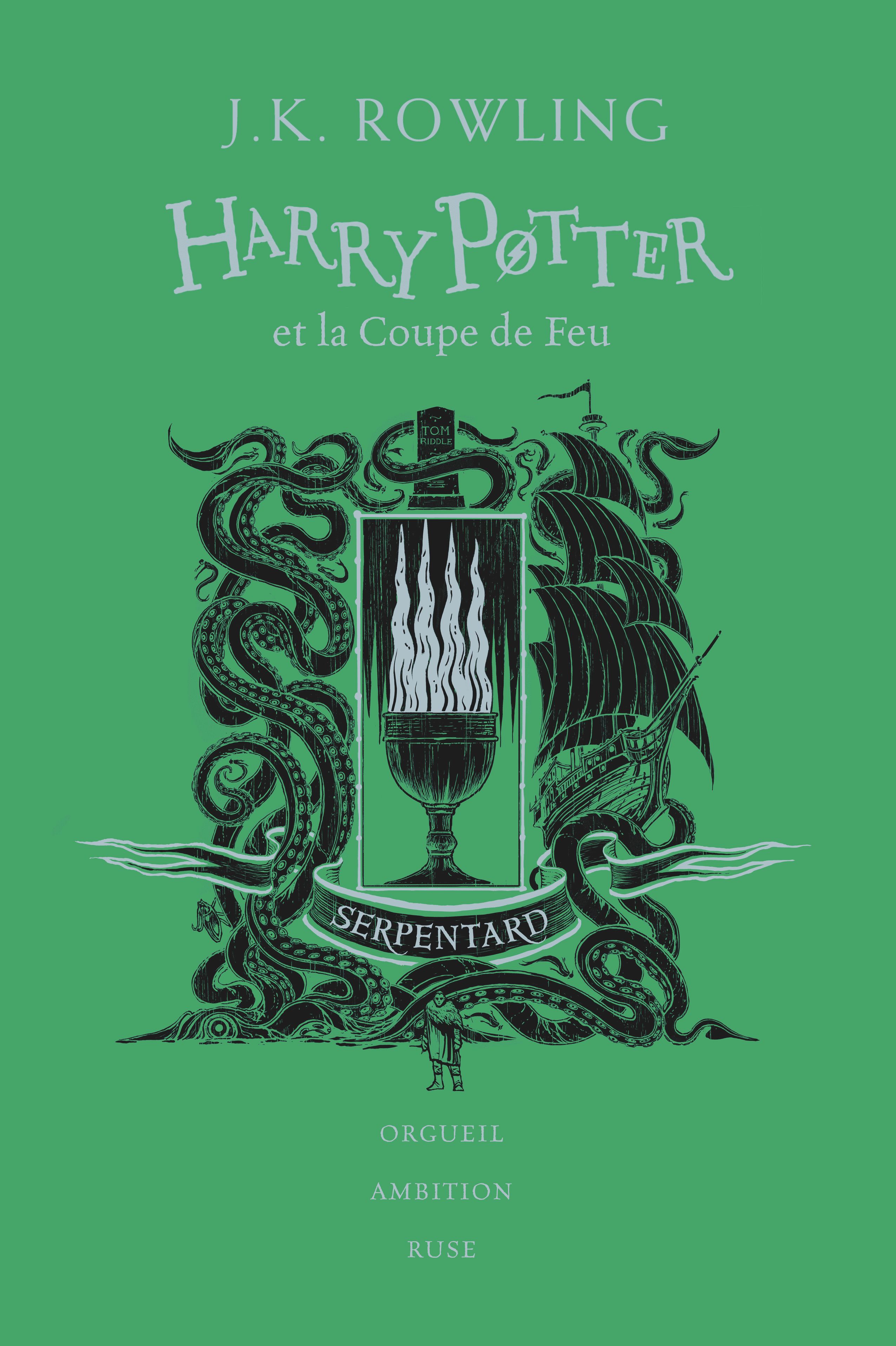 Harry Potter Tome 4 : Harry Potter et la coupe de feu (Serpentard). Edition collector