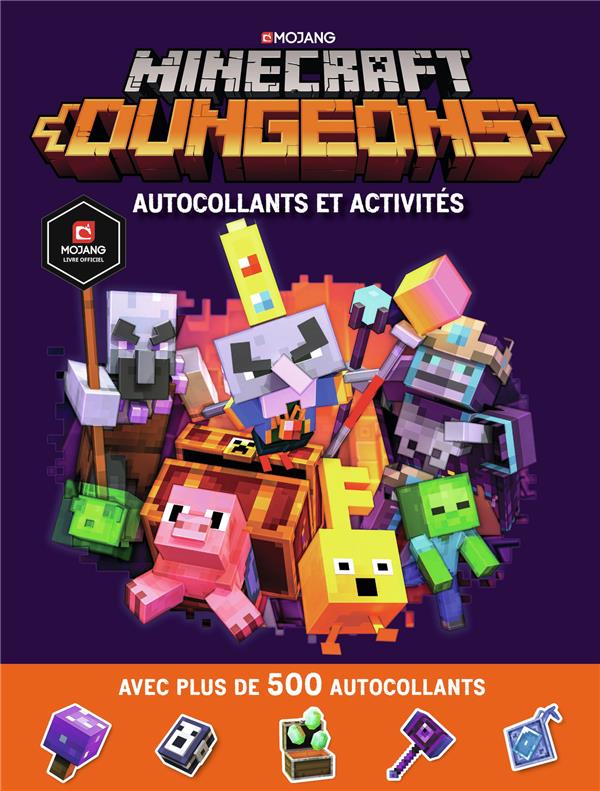 Minecraft Dungeons. Autocollants et activités avec plus de 500 autocollants