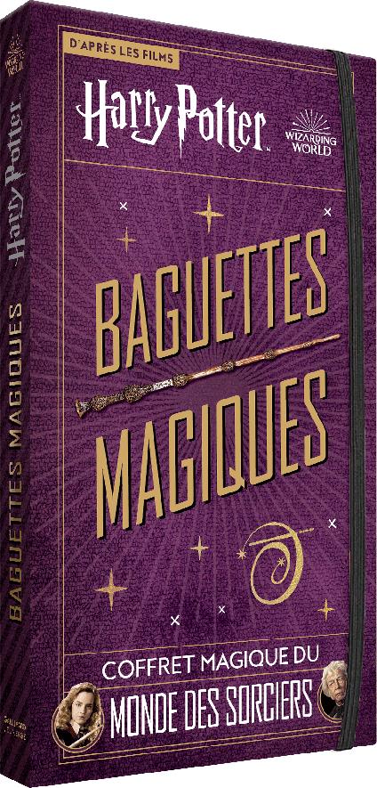 Harry Potter Baguettes magiques. Coffret magique du Monde des Sorciers avec des fac-similés à collec