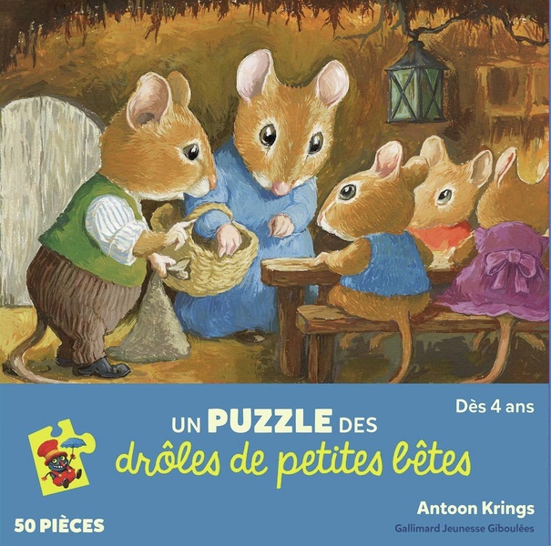 LES DROLES DE PETITES BETES - THEO LE MULOT - PUZZLE