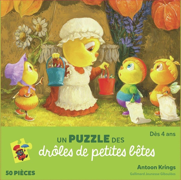 LES DROLES DE PETITES BETES - ARIEL, PETIT ARC-EN-CIEL - PUZZLE