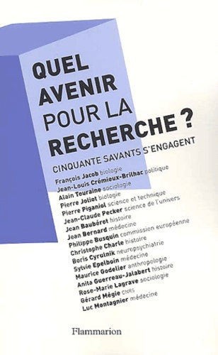 Quel avenir pour la recherche ?
