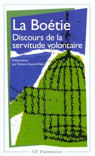 Discours de la servitude volontaire