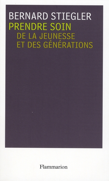 Prendre soin. Tome 1, De la jeunesse et des générations