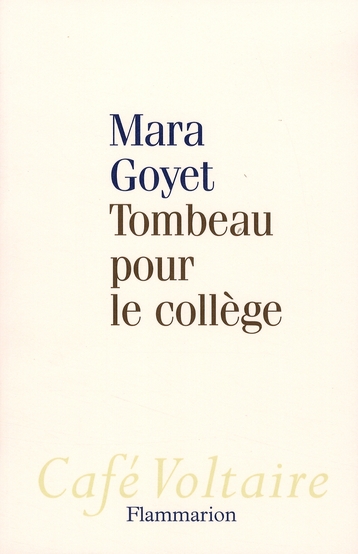 Tombeau pour le collège