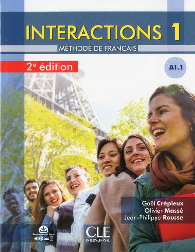 Interactions 1 A1.1. Méthode de français, 2e édition