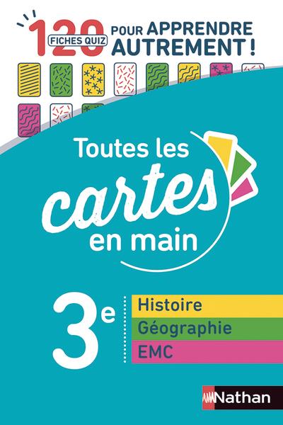 Histoire-géographie Enseignement moral et civique 3e. 120 fiches quizz pour apprendre autrement, Edi