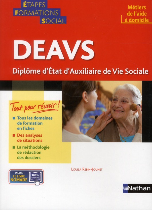 DEAVS Diplôme d'Etat d'Auxiliaire de Vie Sociale