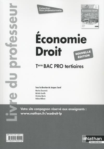 Economie Droit Tle Bac Pro tertiaires