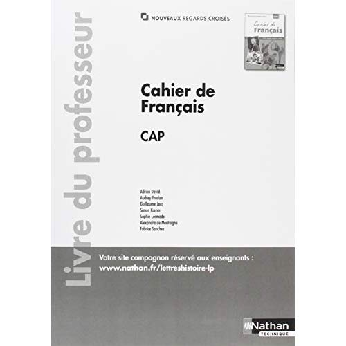 Français CAP. Livre du professeur, Edition 2018