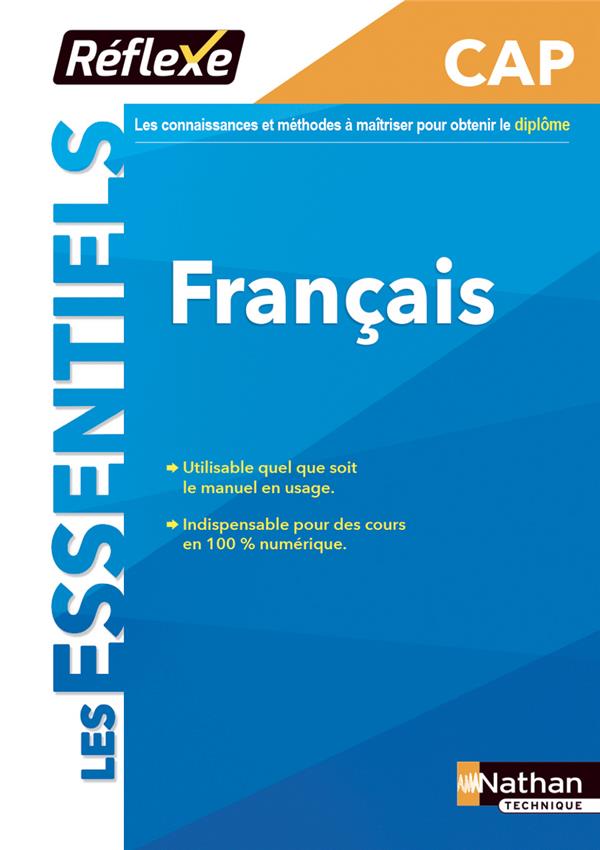 Français CAP Réflexe. Edition 2019