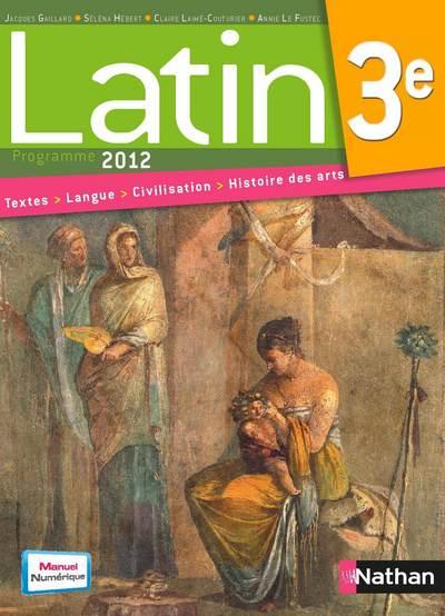 Latin 3e. Programme 2012