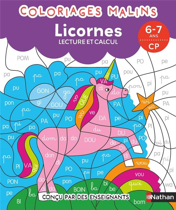 Licornes CP. Lecture et calcul