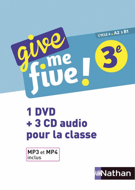 Give me five! 3e A2>B1. 1 DVD 3 CD AUDIO