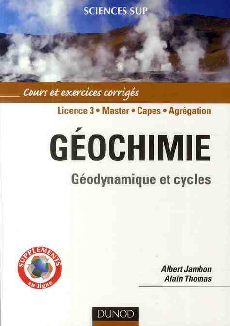 Géochimie. Géodymique et cycles