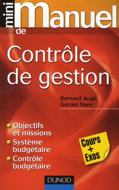 Mini manuel de contrôle de gestion. Cours QCM/QROC