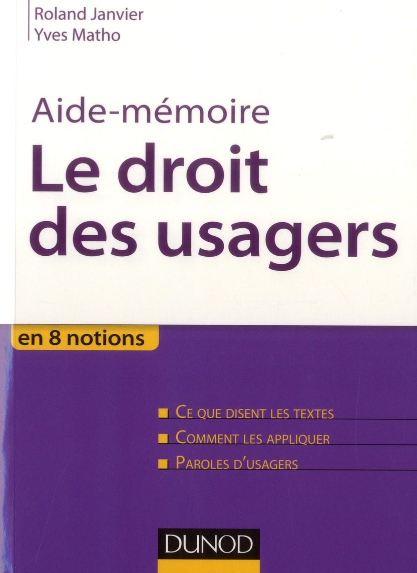 Le droit des usagers