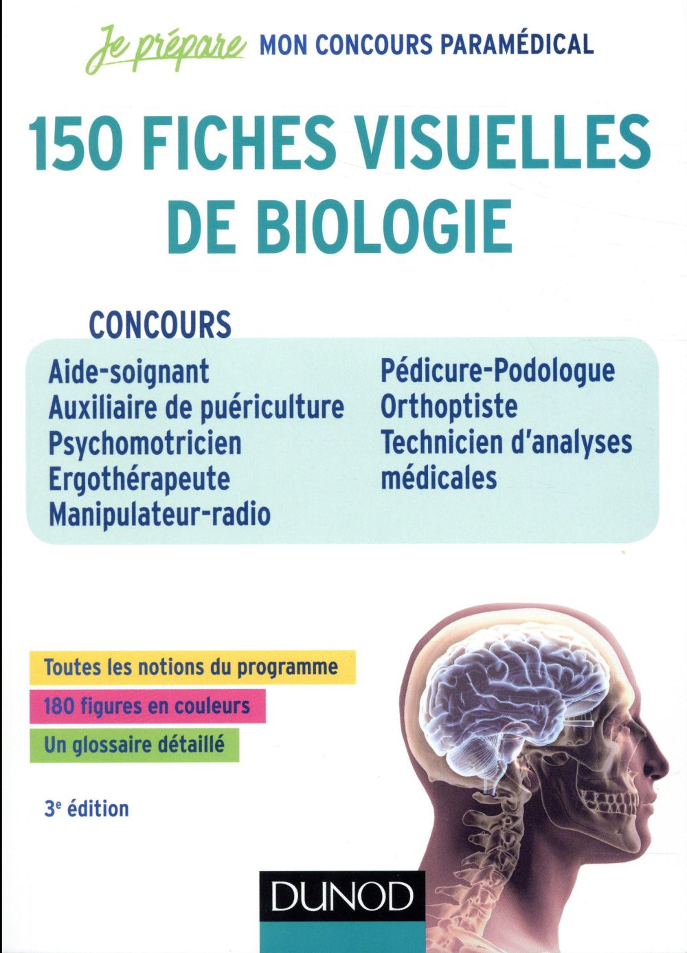 150 fiches visuelles de biologie. 3e édition
