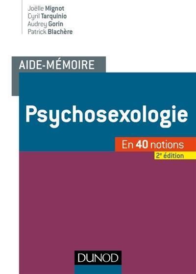 Psychosexologie. 2e édition