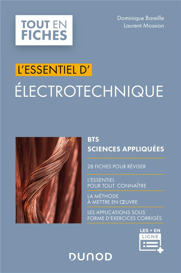L'essentiel d'électrotechnique BTS sciences appliquées
