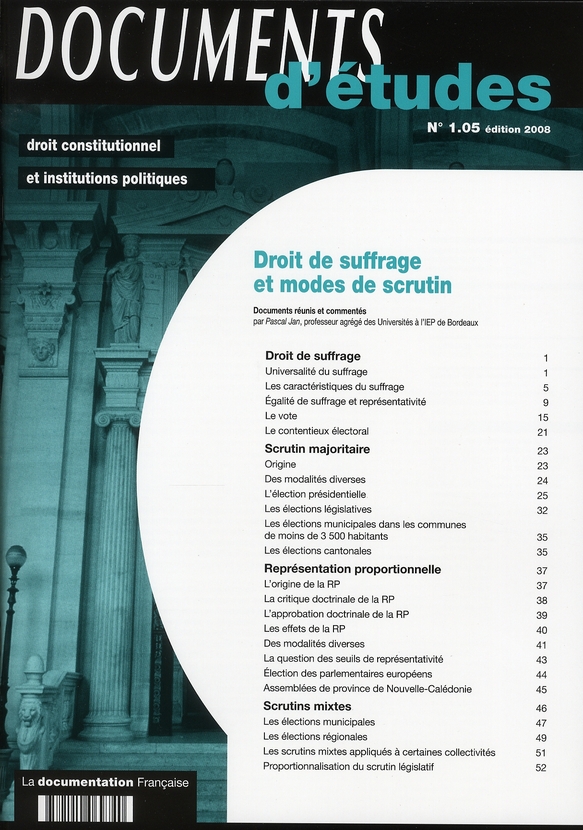 Droit de suffrage et modes de scrutin
