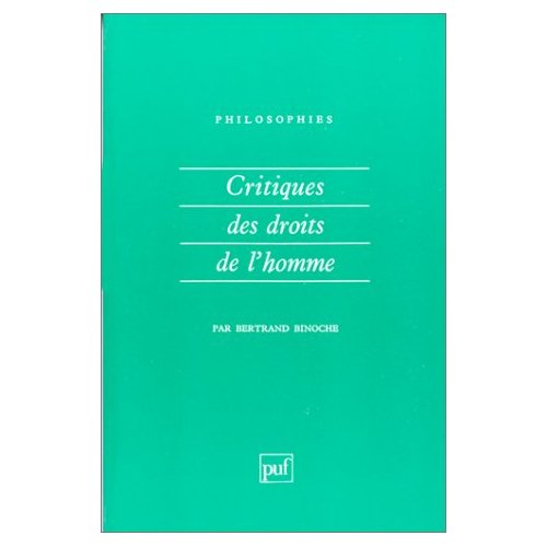 Critique des droits de l'homme