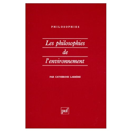 Les philosophies de l'environnement