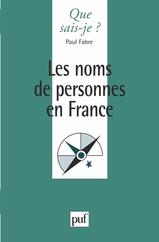 Les noms de personnes en France