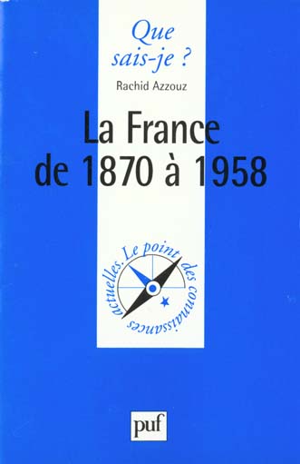 La France de 1870 à 1958