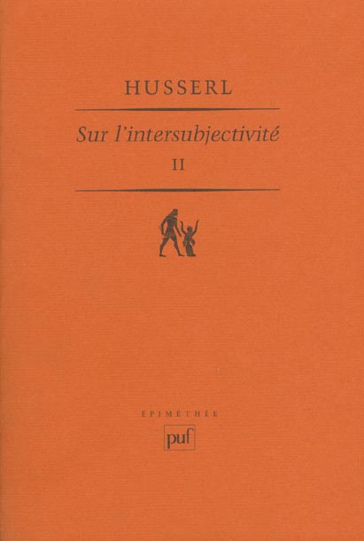 Sur l'intersubjectivité. Tome 2