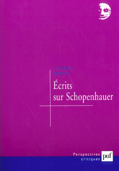 Ecrits sur Schopenhauer