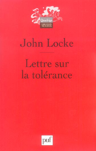 Lettre sur la tolérance. Edition bilingue français-latin