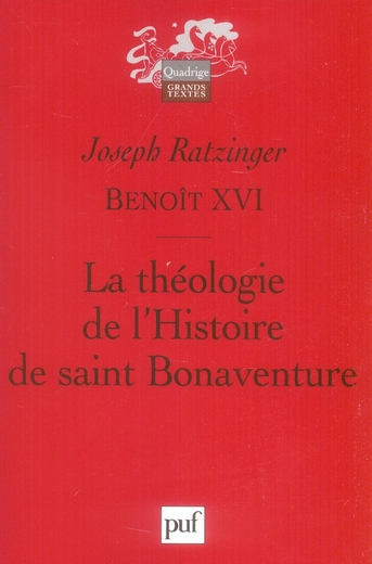 La théologie de l'Histoire de saint Bonaventure