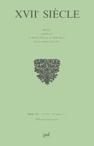 XVIIe siècle N° 234, janvier 2007 : Campagnes et paysans