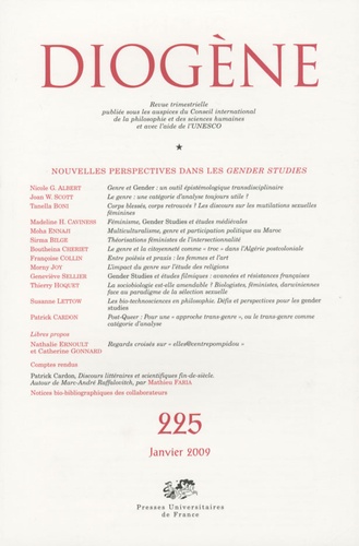Diogène N° 225, Janvier 2009 : Nouvelles perspectives dans les gender studies