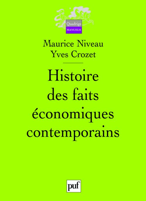 Histoire des faits économiques contemporains