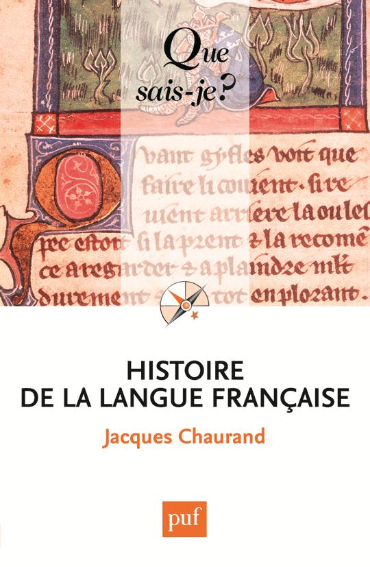 Histoire de la langue française. 12e édition