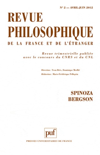 Revue philosophique N° 2, Avril-Juin 2012