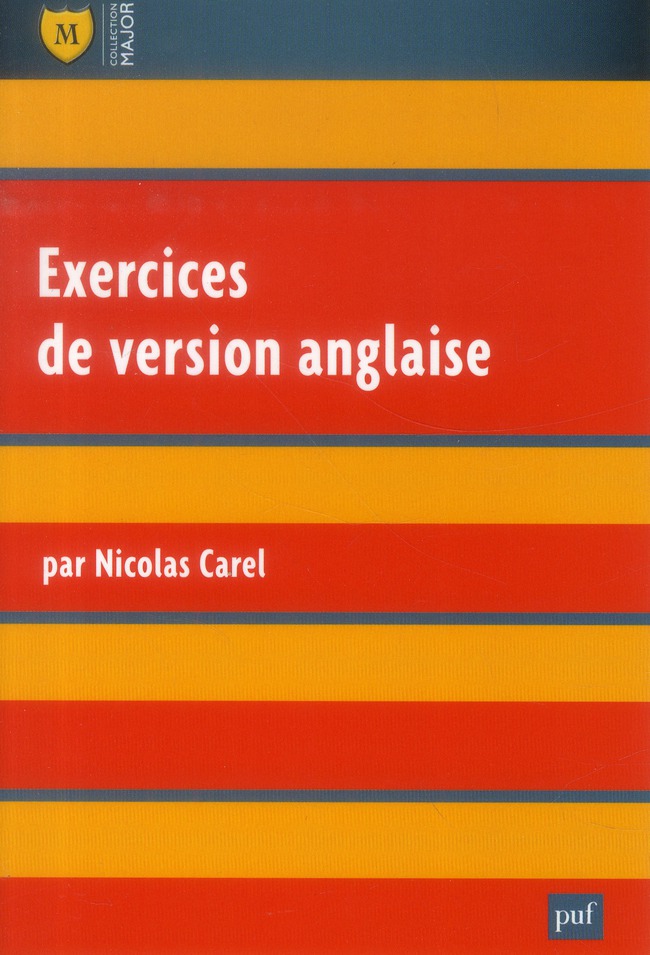 Exercices de version anglaise . 3e édition