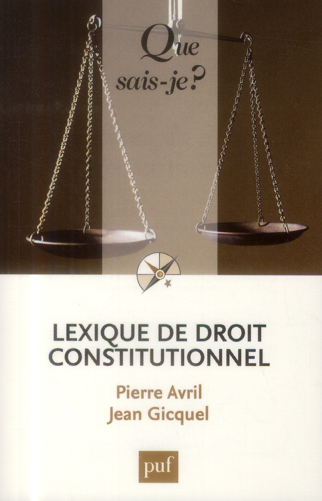 Lexique de droit constitutionnel