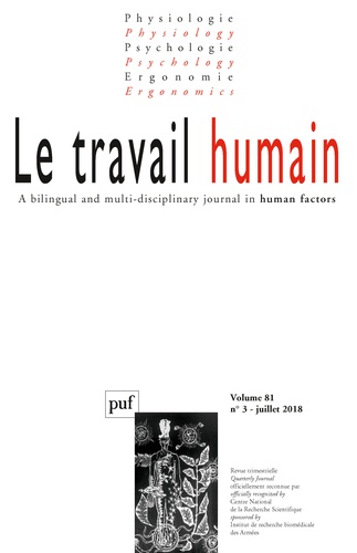 Le travail humain Volume 81 N°3, septembre 2018